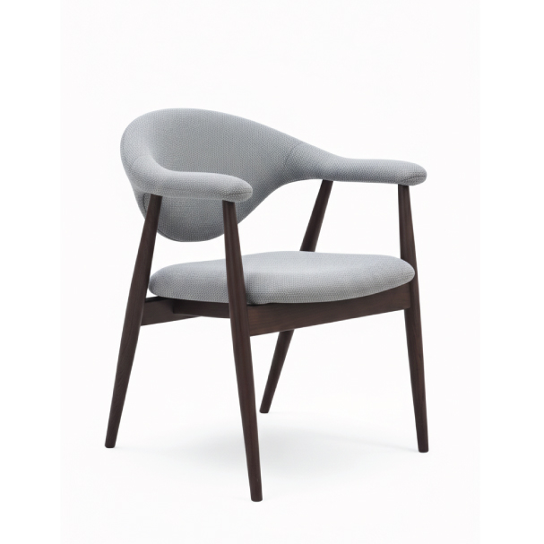 Jilphar Furniture Nordic-Inspired Curved Armchair JP1591