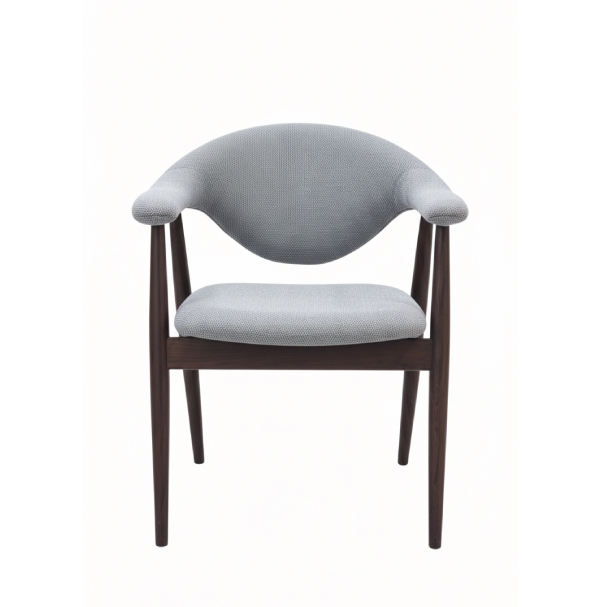 Jilphar Furniture Nordic-Inspired Curved Armchair JP1591