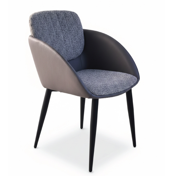 Jilphar Furniture The Modern Luxe Two-Tone Dining Chair JP1628