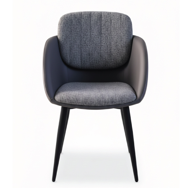 Jilphar Furniture The Modern Luxe Two-Tone Dining Chair JP1628