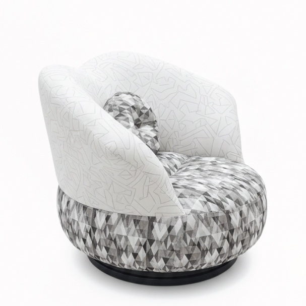 Jilphar Furniture Premium Swivel Customize Sofa Chair JP1636