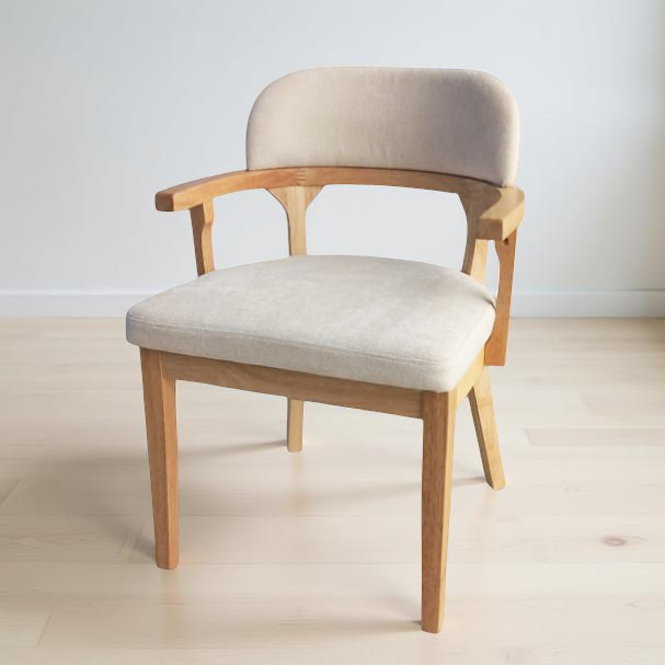 Jilphar Furniture Elegant Mid-Century Modern Dining/Accent Chair with Customizable Upholstery JP1776B