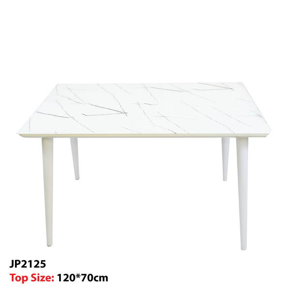 Jilphar Furniture Marble Sintered Stone Dining Table 120*70cm 