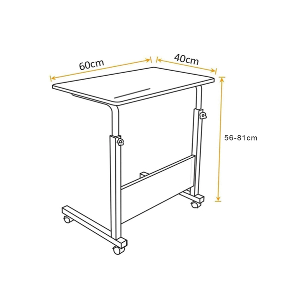 Jilphar Furniture Adjustable Computer Table 60x40cm JP2275B