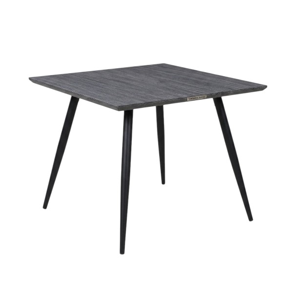 Jilphar Furniture Modern Square Dining Table – Industrial Grey & Black JP2277A