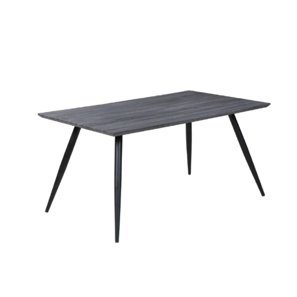 Jilphar Furniture Modern Rectangular Dining Table – Industrial Grey & Black JP2279A