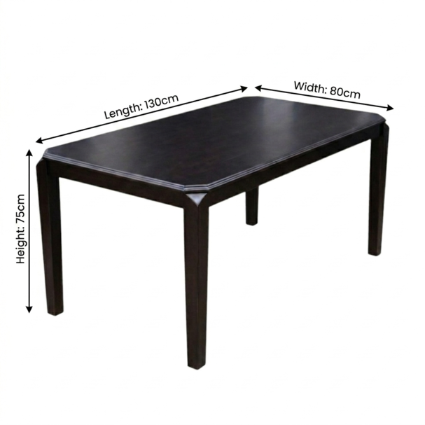 Jilphar Solid Wood Restaurant Dining table 130x80x75 cm JP2324
