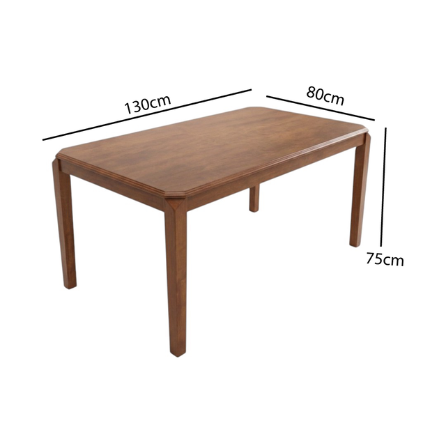 Jilphar Solid Wood Restaurant Dining table 130x80x75 cm JP2325