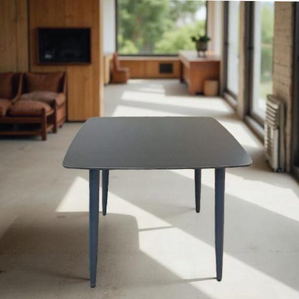 Jilphar Furniture Modern Ceramic Top Square Table – Sleek & Durable Design JP2342