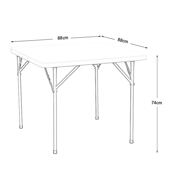 Jilphar Furniture Portable Collapsible Plastic Folding Table JP2392 