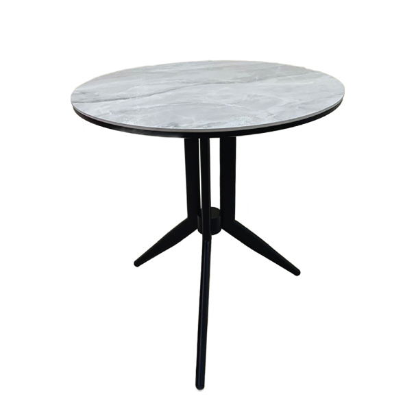 Jilphar Furniture 80Dia Round Dining Table with Metal Legs JP2457A