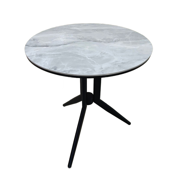 Jilphar Furniture 80Dia Round Dining Table with Metal Legs JP2457A