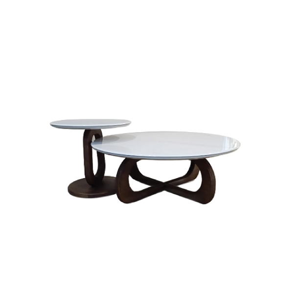 Jilphar Furniture Modern Dual-Level Coffee Table Set JP2461
