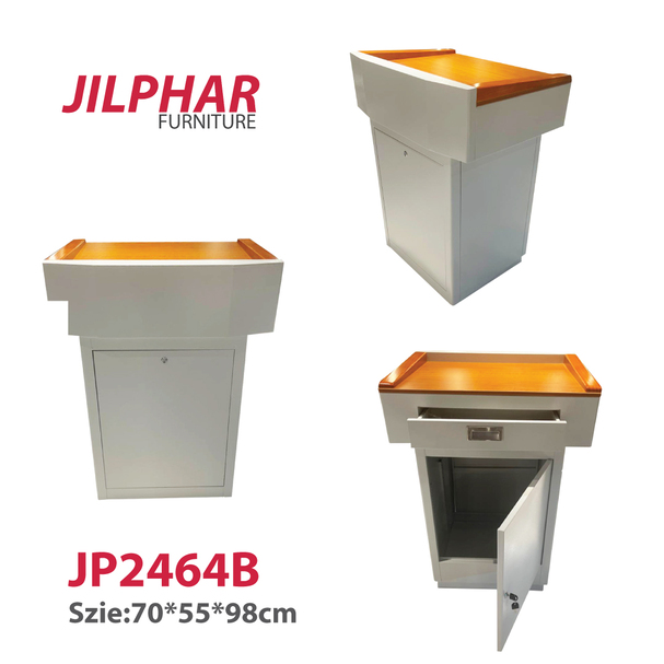 Jilphar Furniture Modern Podium Table with Drawer for Meeting Room JP2464B