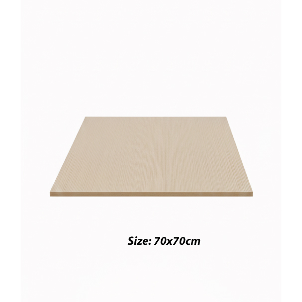 Jilphar Furniture Begonia Wood Grain Sintered Stone Square Tabletop JP2481E