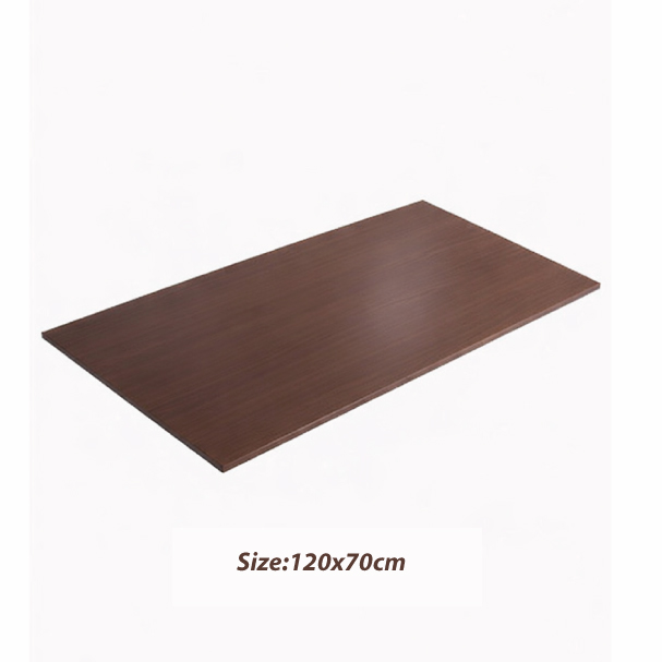 Jilphar Furniture Warm Wooden Finish Sintered Stone Rectangular Tabletop JP2483G