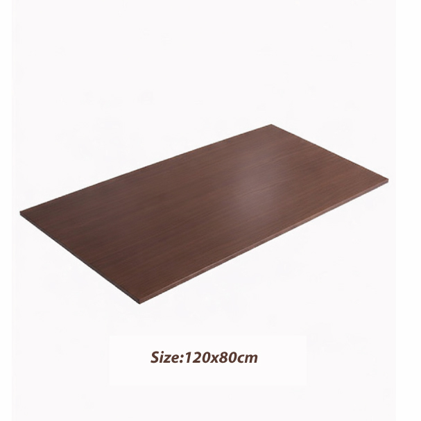 Jilphar Furniture Warm Wooden Finish Sintered Stone Rectangular Tabletop JP2483H