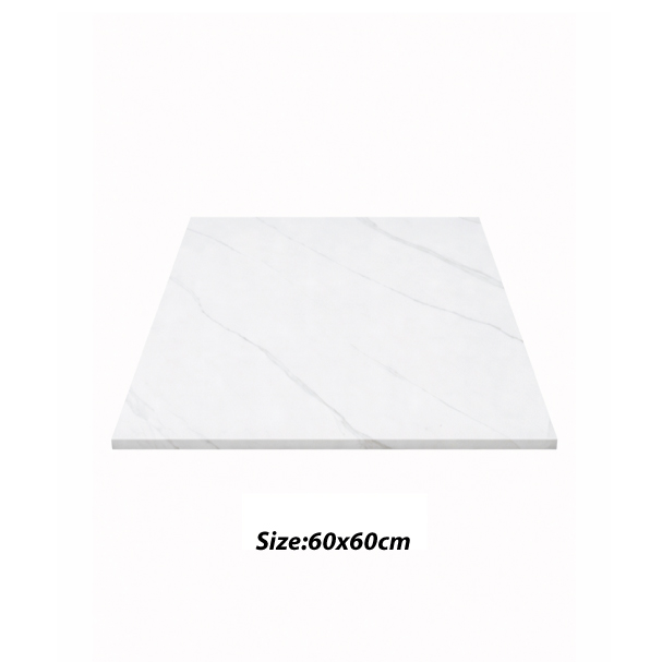 Jilphar Furniture Marble Finish Sintered Stone Square Tabletop JP2484D