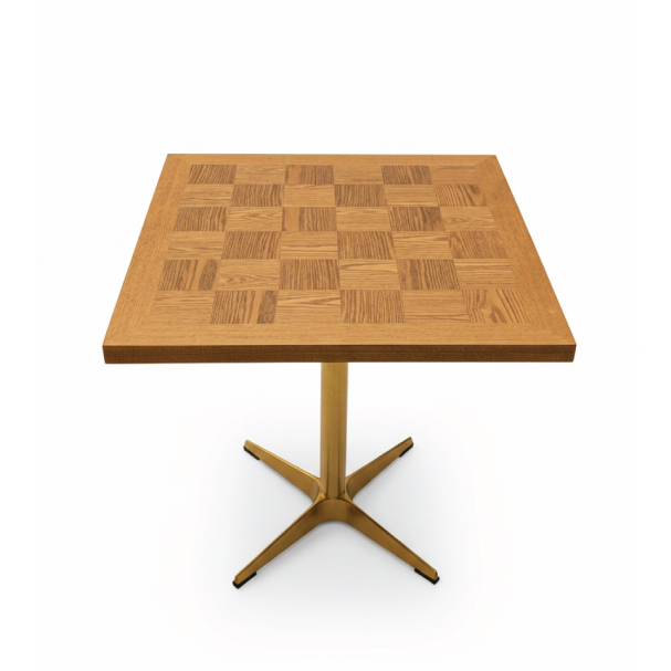 Jilphar Furniture Sophisticated Square Parquet Wood Veneer Tabletop JP2485A