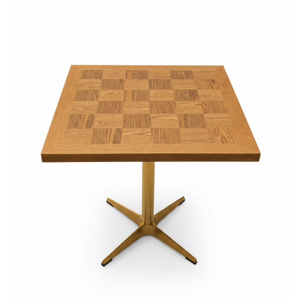 Jilphar Furniture Sophisticated Square Parquet Wood Veneer Tabletop JP2485B