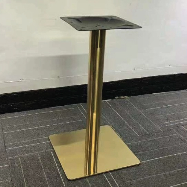 Jilphar Furniture Gold Plated Square Table Base JP3011