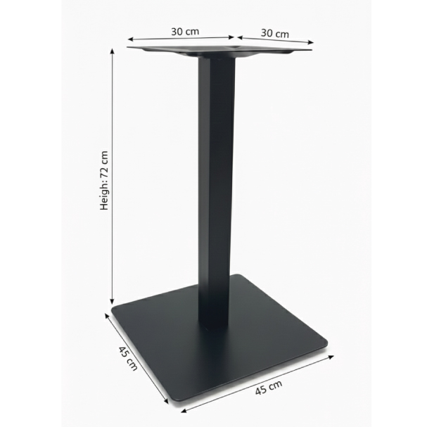 Jilphar Furniture Powder Coated Base with Square Column JP3017