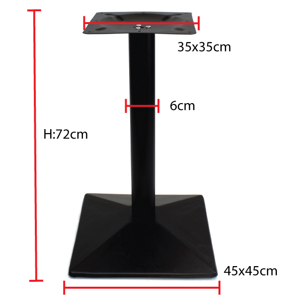 Jilphar Furniture Restaurant Square Table Base JP3020