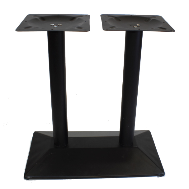 Jilphar Furniture Matte Black Coated Dual Column Base JP3023