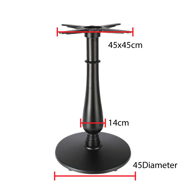 Jilphar Furniture disc cast iron table base JP3049