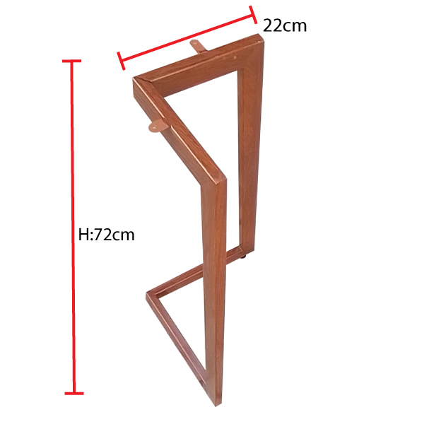 Jilphar Furniture V Shape Cast Iron  Table Legs JP3079 