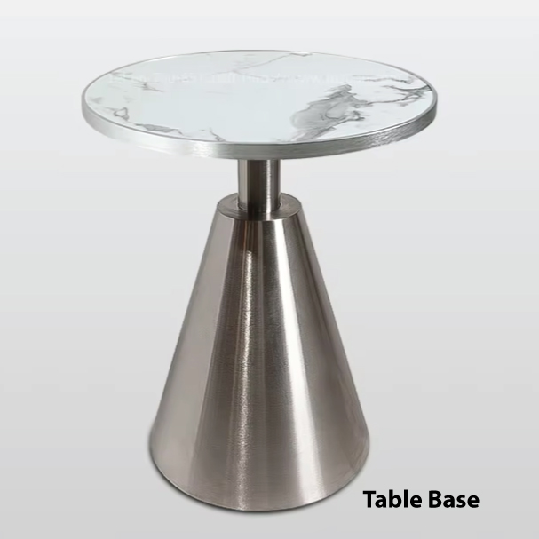 Jilphar Furniture Modern Heavy-Duty Stainless Steel Conical Table Base JP3080