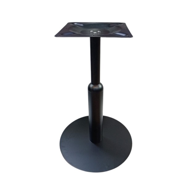 Jilphar Furniture Modern Powder Coated Metal Table Base – Round Bottom with Square Mounting Plate JP3091