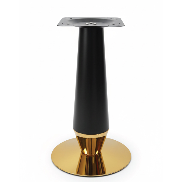 Jilphar Furniture Luxury Dual-Tone Pedestal Table Base JP3096