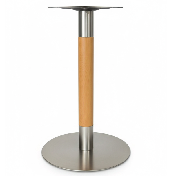 Jilphar Furniture Aesthetic Table Base With Wooden Accent JP3117