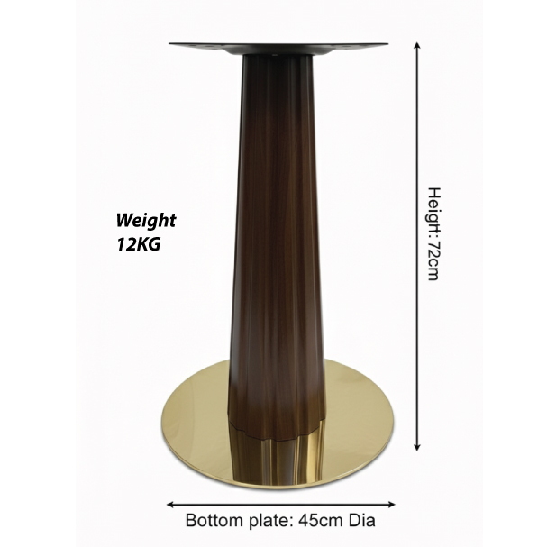 Jilphar Furniture Elegant Pedestal Table Base JP3129