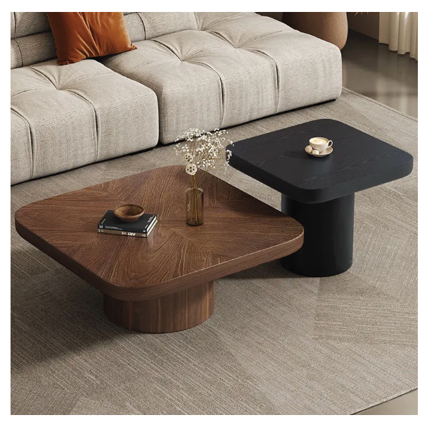Jilphar Furniture Modern Square Coffee Table for Living Room JP4060