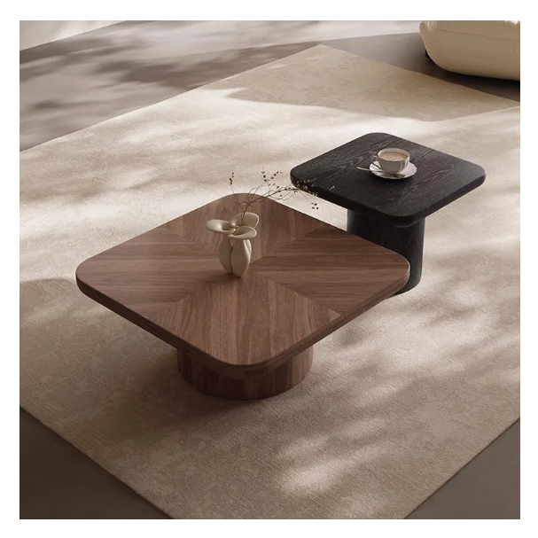 Jilphar Furniture Modern Square Coffee Table for Living Room JP4060