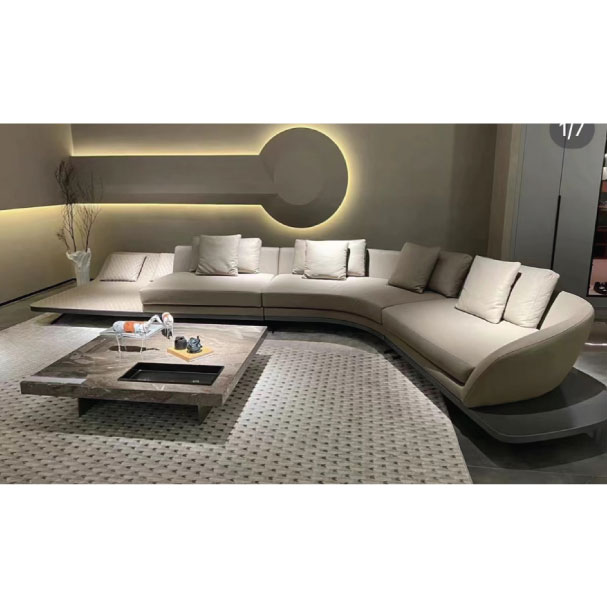 Jilphar Furniture European-Style Modern Corner Sofa Set Rectangle Free Combination for Living Room JP5103