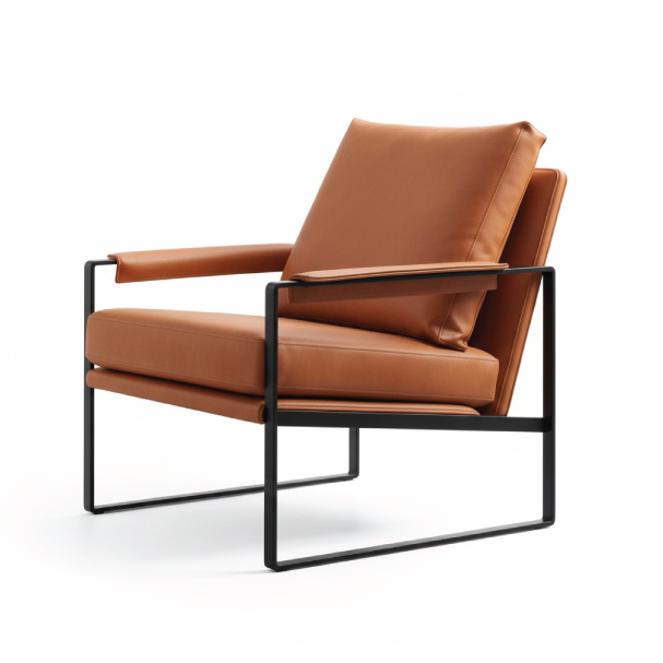 Jilphar Furniture Modern Industrial Armchair JP5114