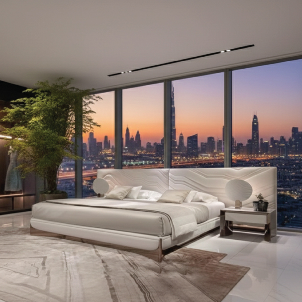 Jilphar Furniture Skyline Luxe Bed Frame JP6664