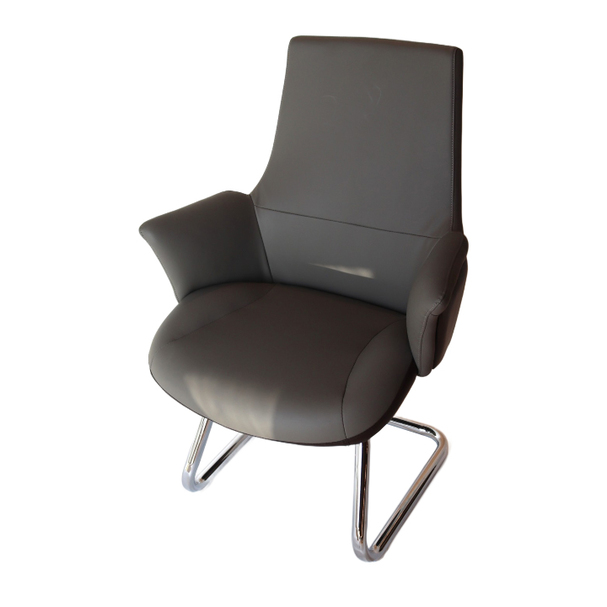 Jilphar Furniture Luxury Grey Leather Office Chair JP7020