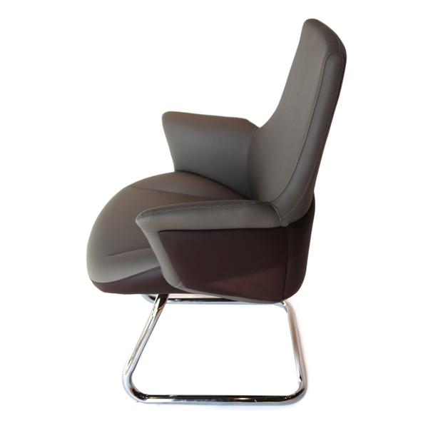 Jilphar Furniture Luxury Grey Leather Office Chair JP7020