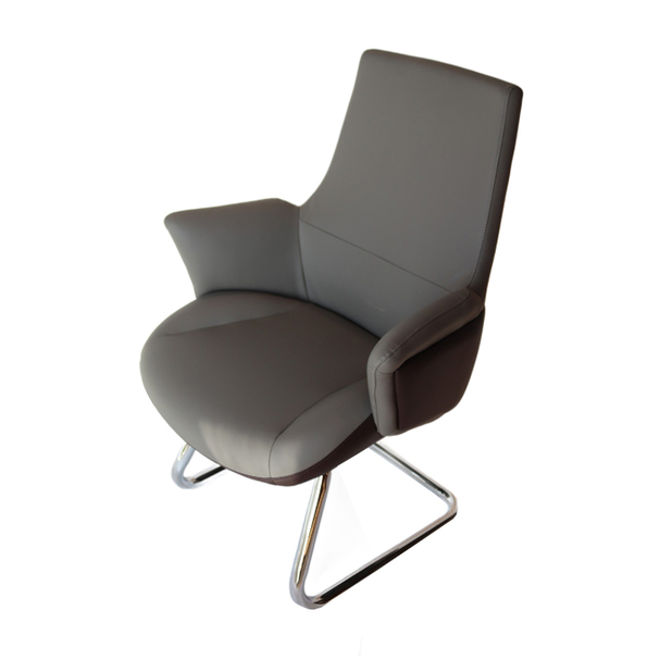 Jilphar Furniture Luxury Grey Leather Office Chair JP7020