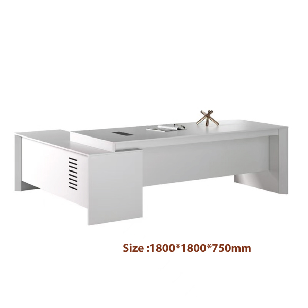 Jilphar Furniture Modern White Executive Manager Desk JP7035