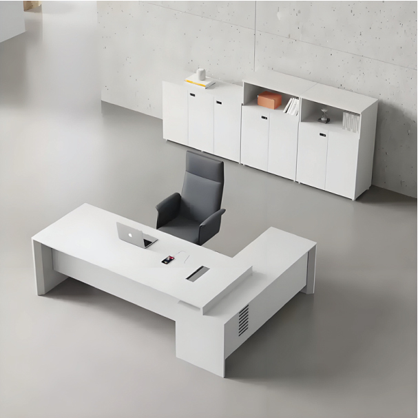 Jilphar Furniture Modern White Executive Manager Desk JP7035