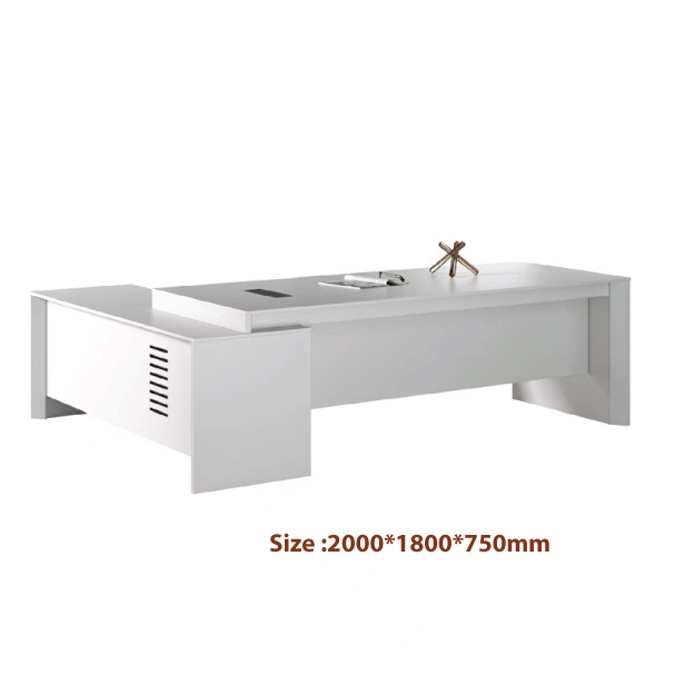 Jilphar Furniture Modern White Executive Manager Desk JP7036