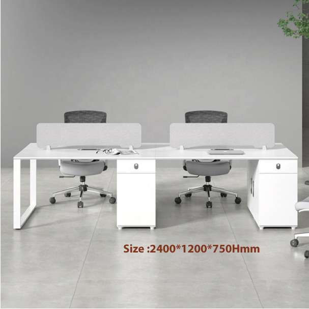 Jilphar Furniture Modern 4-Person Collaborative Workstation JP7039