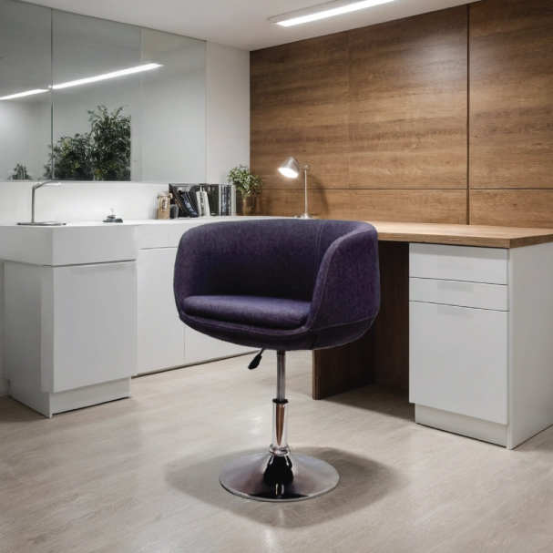  Jilphar Furniture Leisure Bar Stool Elegant Egg Chair Cafe Restaurant Chair Height Adjusted Swivel JP9992B