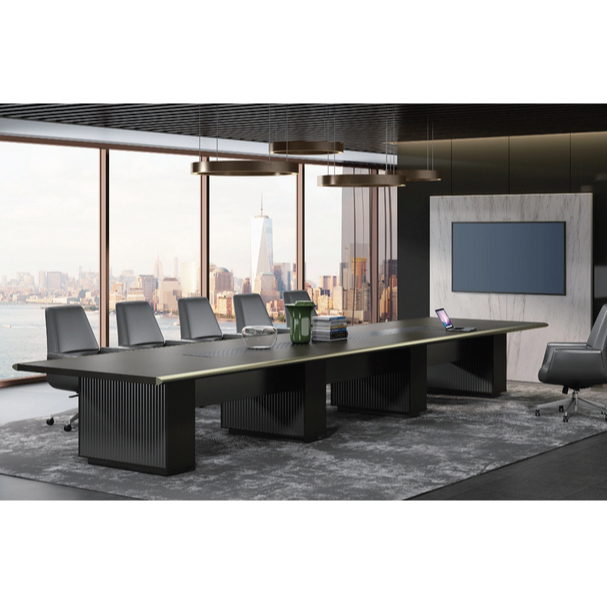 Jilphar Furniture Meeting Table with  Japanese Technology Wood Color