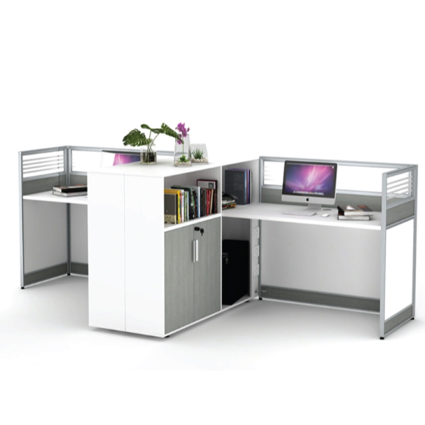 Jilphar Furniture 3 Person Workstation ABA123